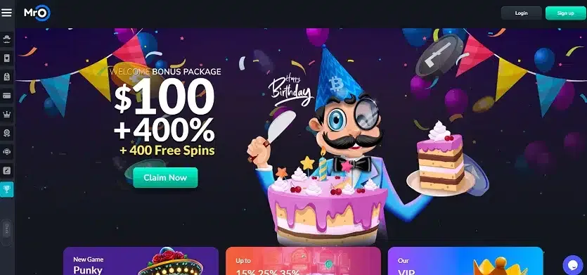 Mr. O Casino Desktop screenshot